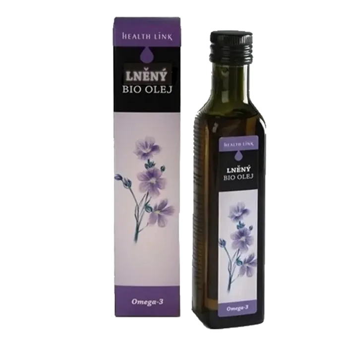 Health Link Lněný olej 250 ml BIO